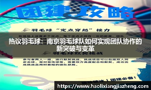 热议羽毛球：南京羽毛球队如何实现团队协作的新突破与变革