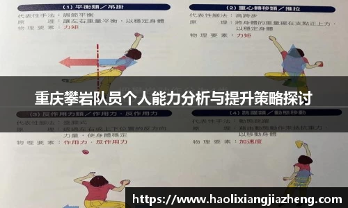 重庆攀岩队员个人能力分析与提升策略探讨