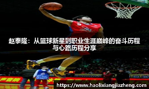 赵泰隆：从篮球新星到职业生涯巅峰的奋斗历程与心路历程分享